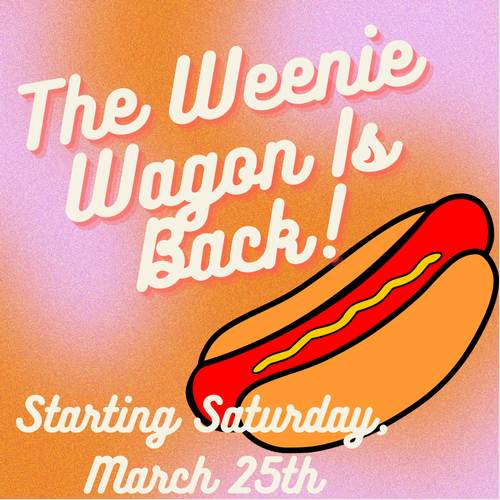 Image of Weenie Wagon announcement